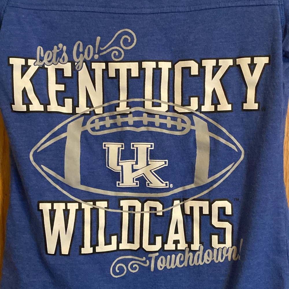 University of Kentucky Wildcats Football T-Shirt 10/12 Large - Picture 6 of 9
